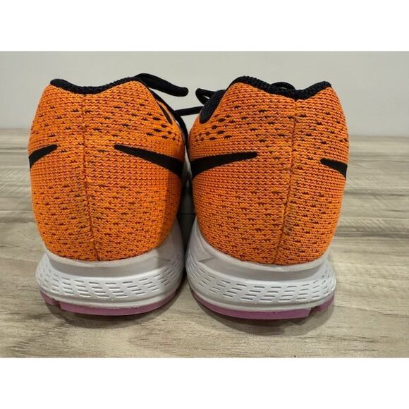 Nike Women's Air Zoom Pegasus 32 Orange & Black Size 8.5 - Picture 5 of 13